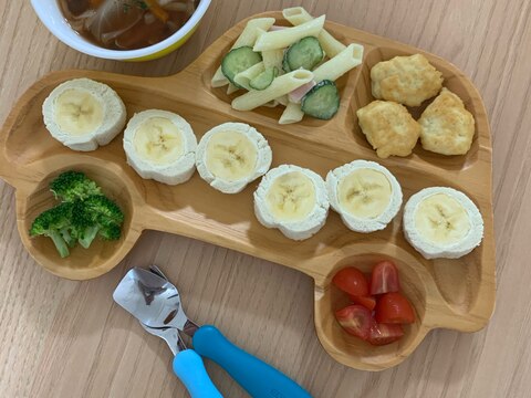 朝食やおやつに☆まるごとバナナロール